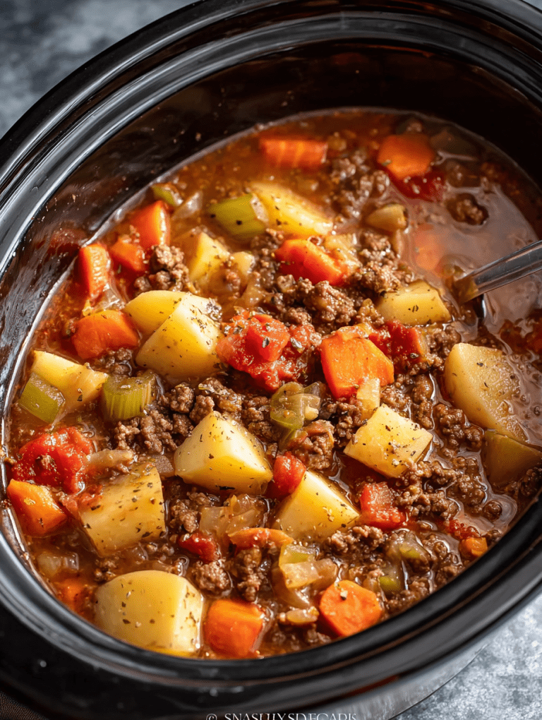 Slow Cooker Poor Man’s Stew