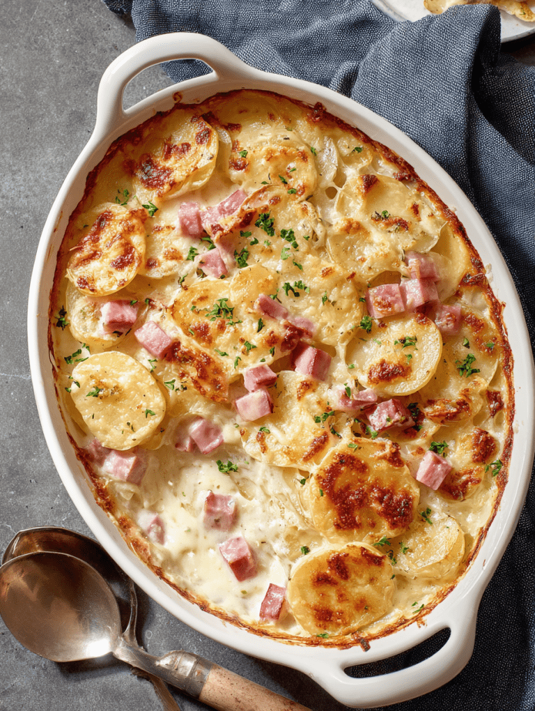 Ham and Potato Au Gratin