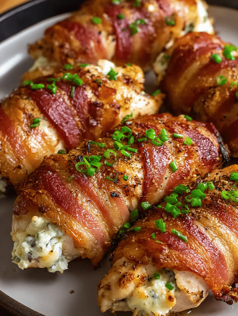 Bacon-Wrapped Stuffed Chicken