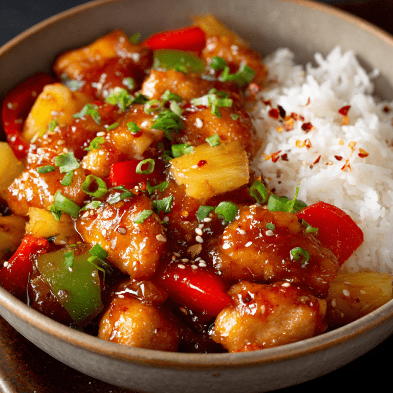 Sweet and Sour Chicken