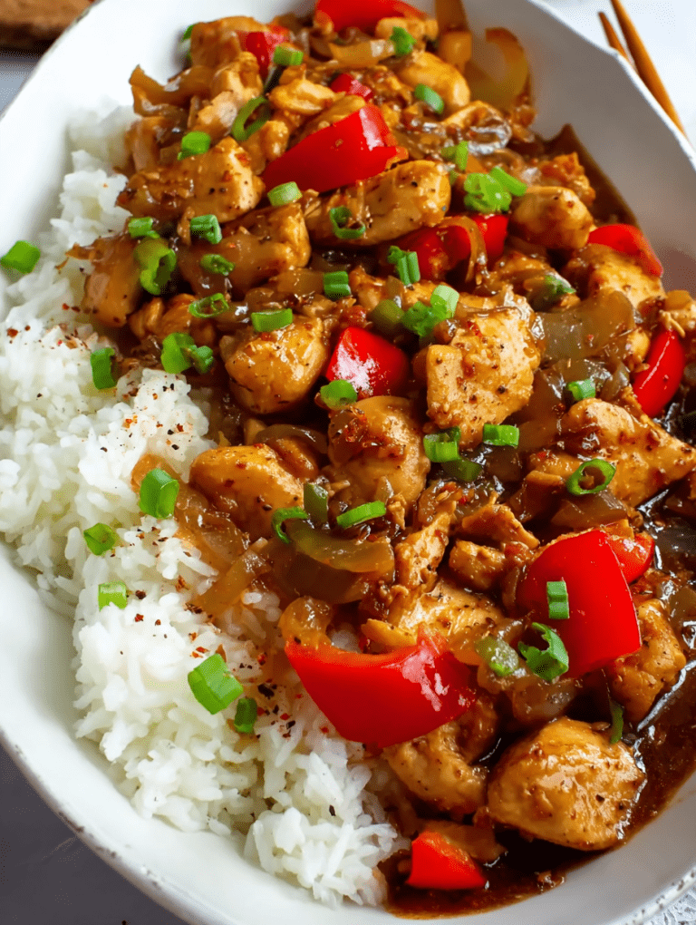 Black Pepper Chicken
