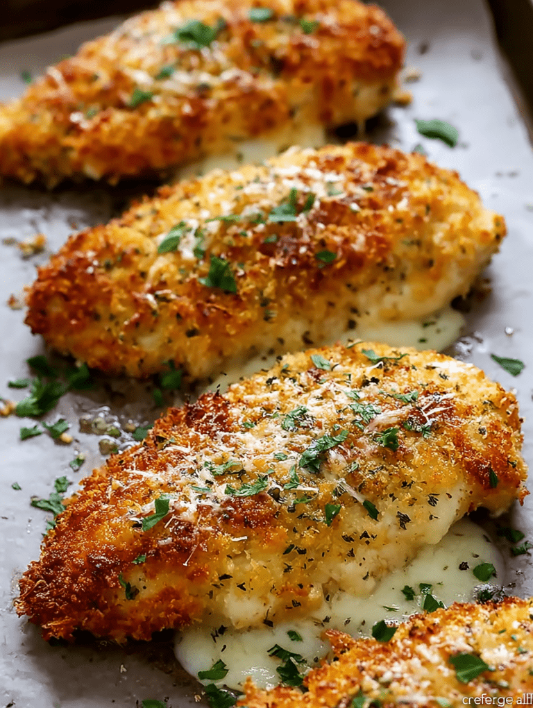 Baked Garlic Parmesan Chicken Cutlets