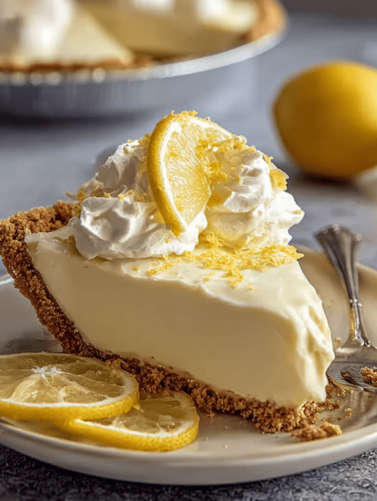 Lemon Zest Cream Cheese Pie