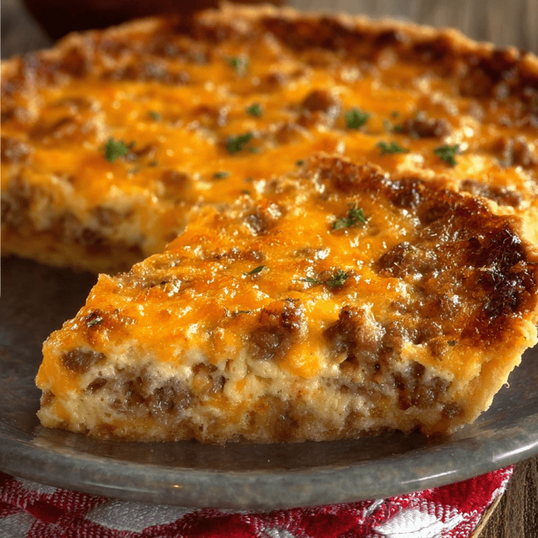 Monterey Sausage Pie