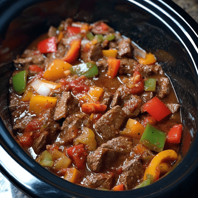 Crock Pot Pepper Steak