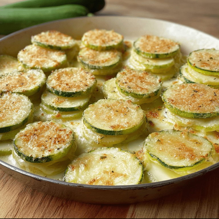 Cheesy Scalloped Zucchini