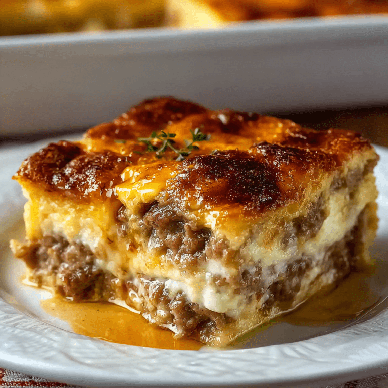 Pancake Sausage Casserole