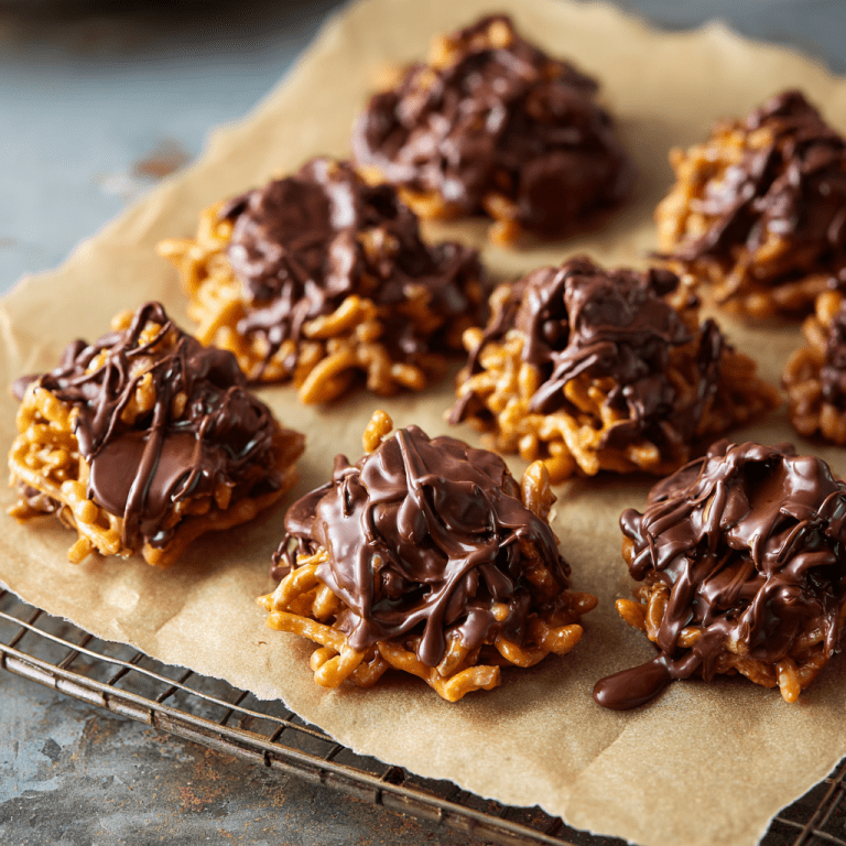 Chocolate Peanut Butter Haystacks