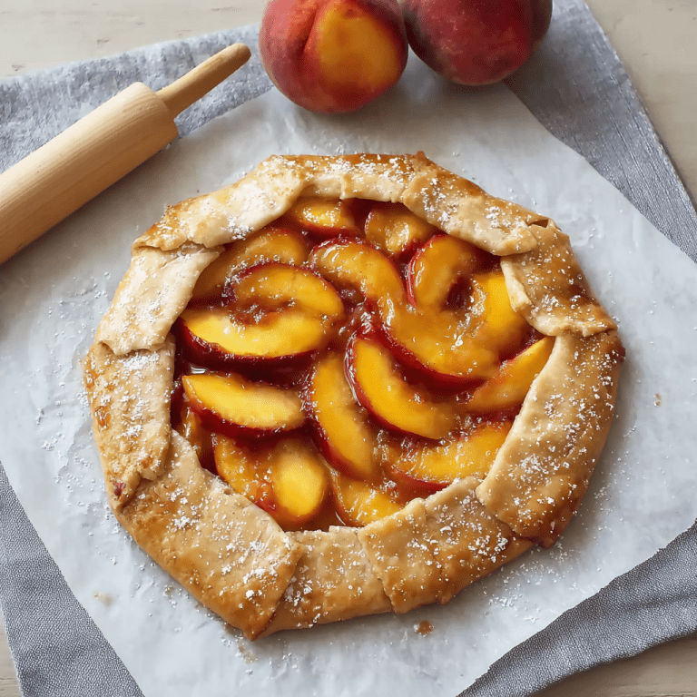 Rustic Peach Galette