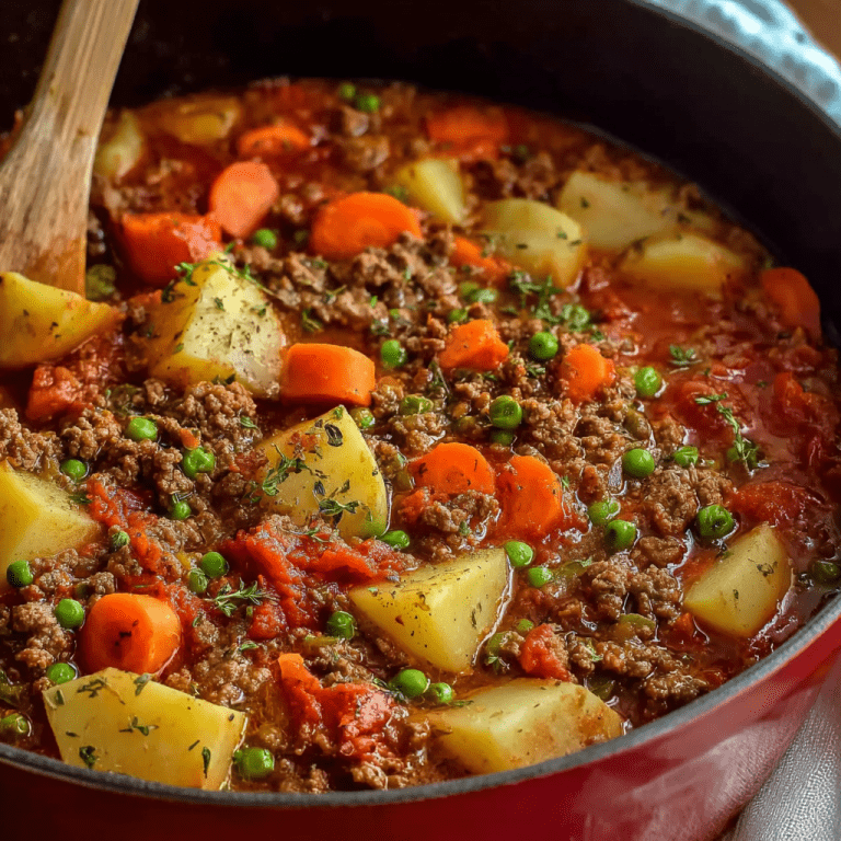 Hearty Hamburger Stew