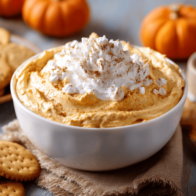 Pumpkin Fluff Dip