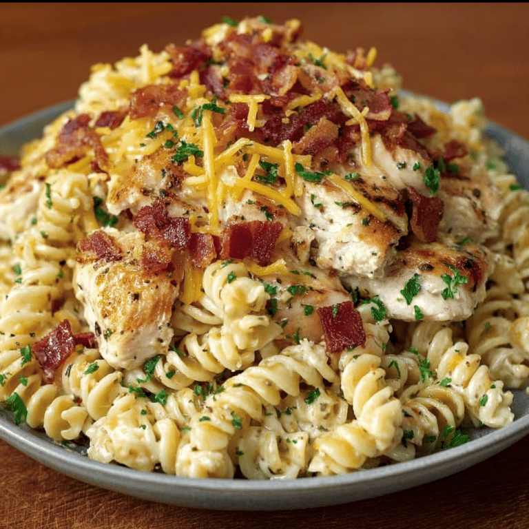 Chicken Bacon Ranch Pasta