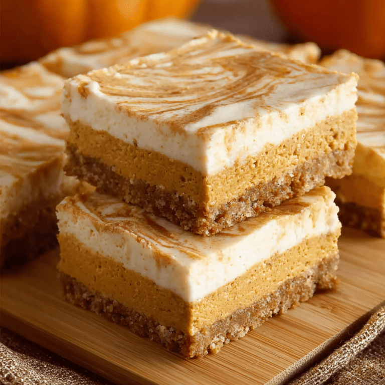 Pumpkin Cheesecake Bars