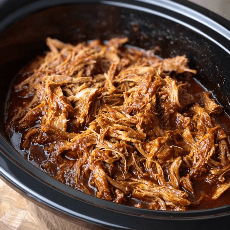 Slow Cooker 3-Ingredient BBQ Pulled Pork