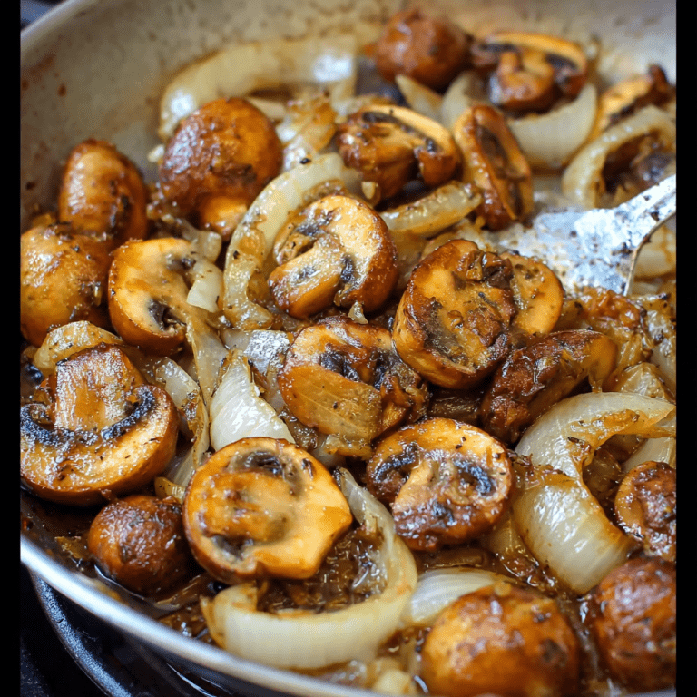 Sautéed Mushrooms and Onions