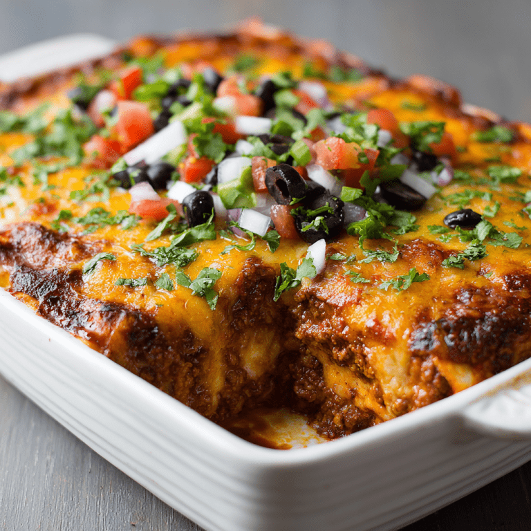 Beef Enchilada Casserole