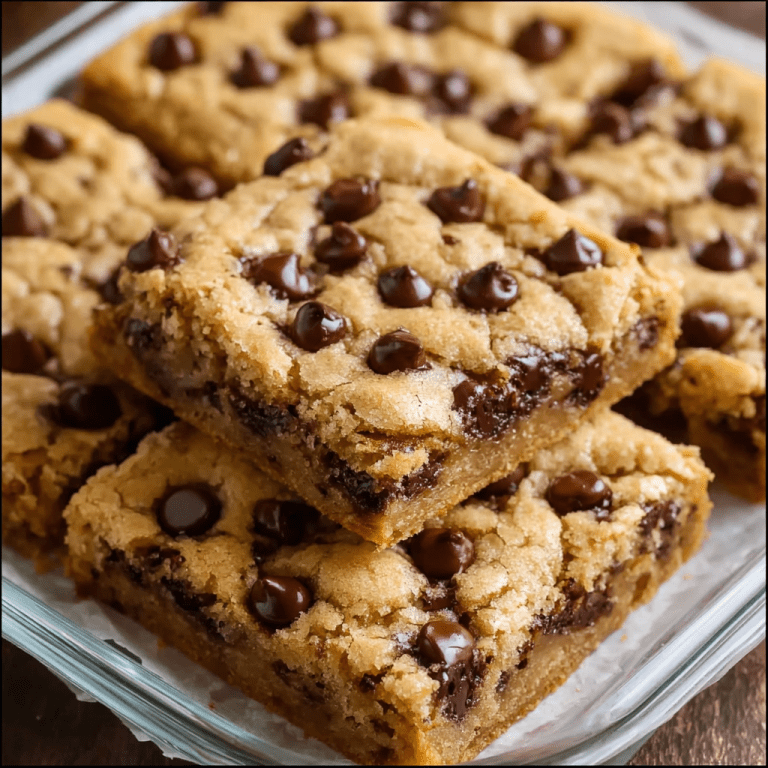 Chocolate Chip Pan Chewies