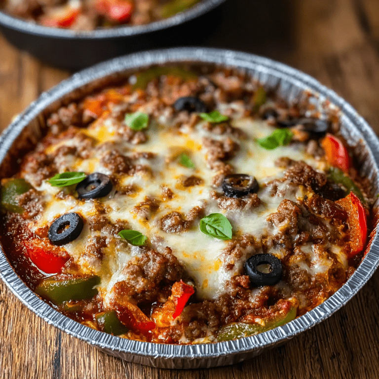 Low Carb Crustless Pizza Bowl