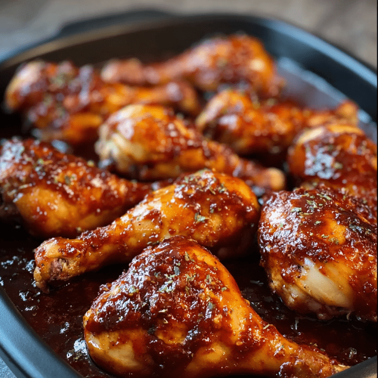 Slow Cooker Sweet Chicken Drumsticks