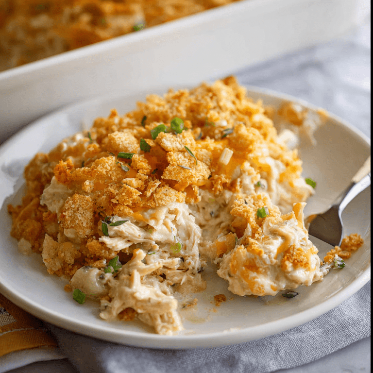 Ritz Cracker Chicken Casserole