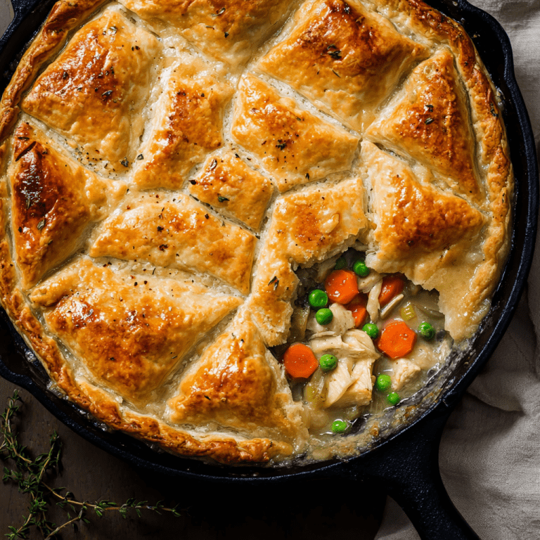 Skillet Chicken Pot Pie