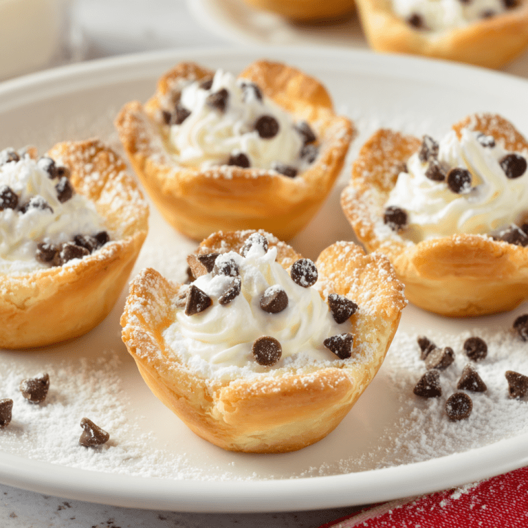 Mini Cannoli Cups
