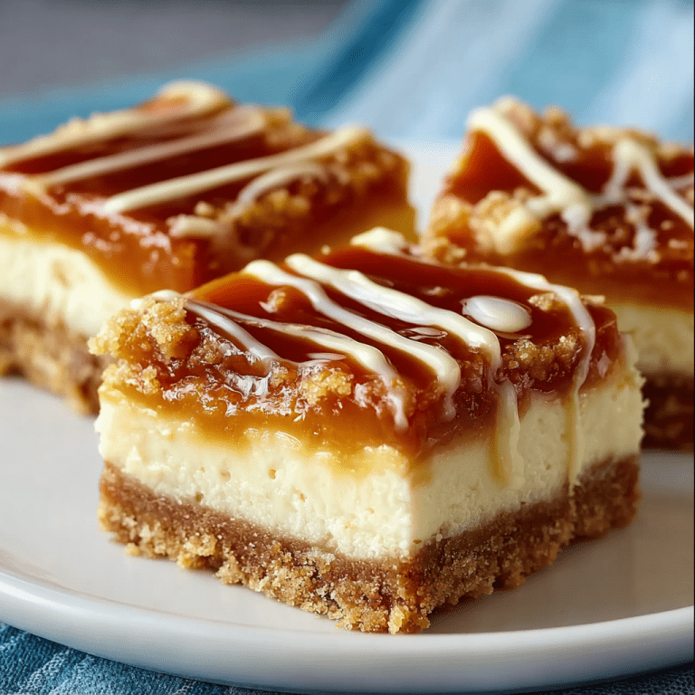 Caramel Cheesecake Bars