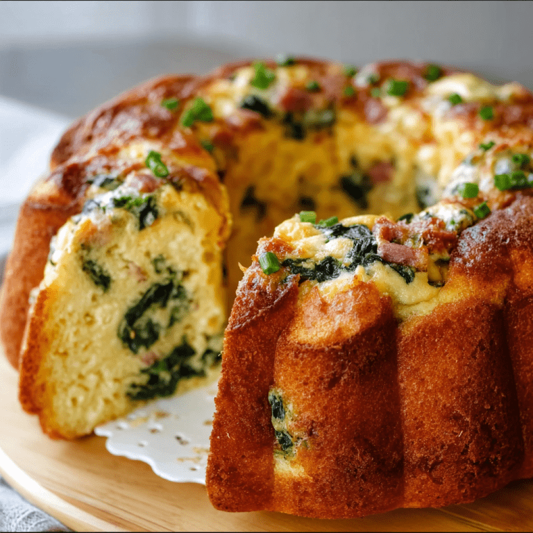 Savory Breakfast Bundt Cake
