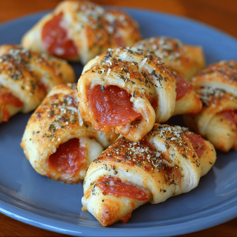 Pizza Stuffed Crescent Rolls