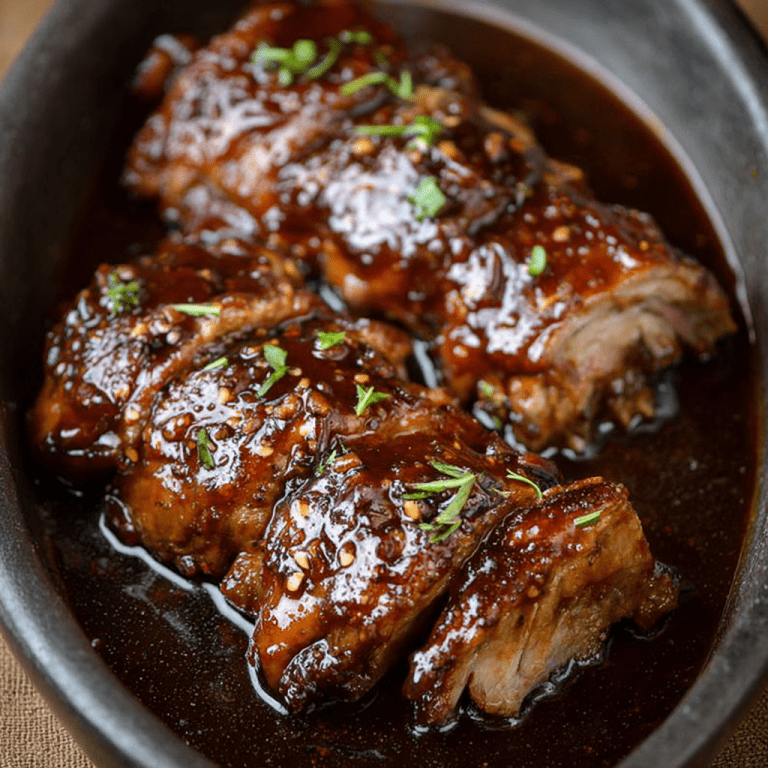 Slow Cooker Honey Garlic Pork