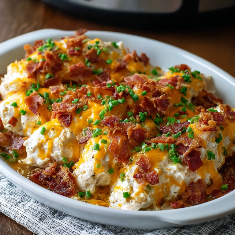 Slow Cooker Cheesy Bacon Ranch Chicken
