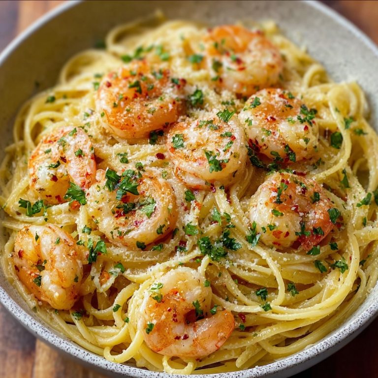 Garlic Shrimp Pasta