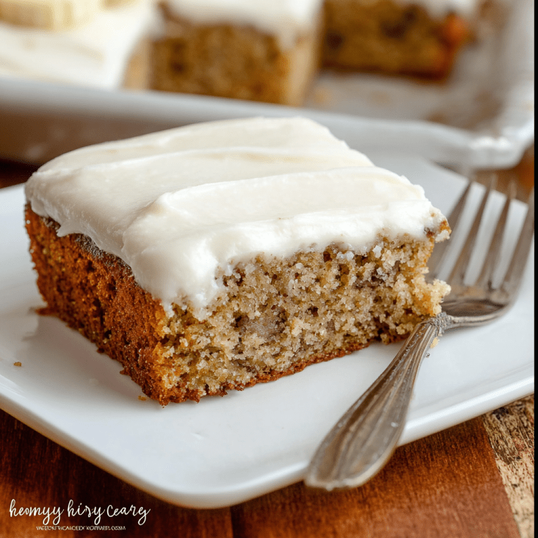 Banana Cake with Cream Cheese Frosting