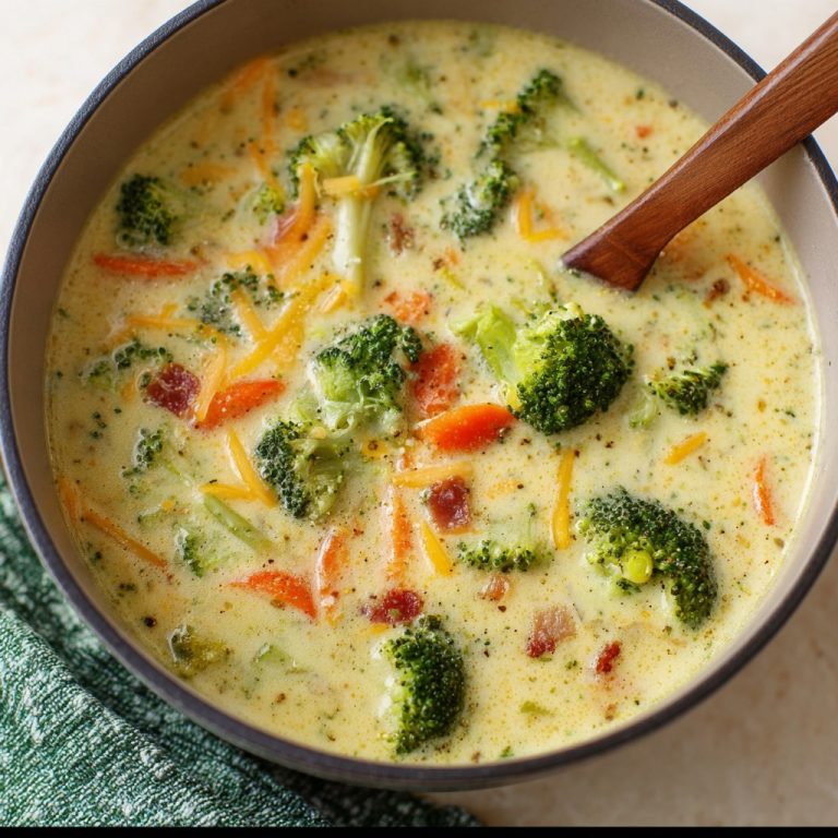 Quick and Easy Broccoli Cheddar Soup