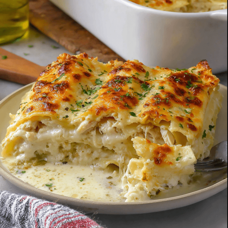 Chicken Alfredo Lasagna Roll-Ups