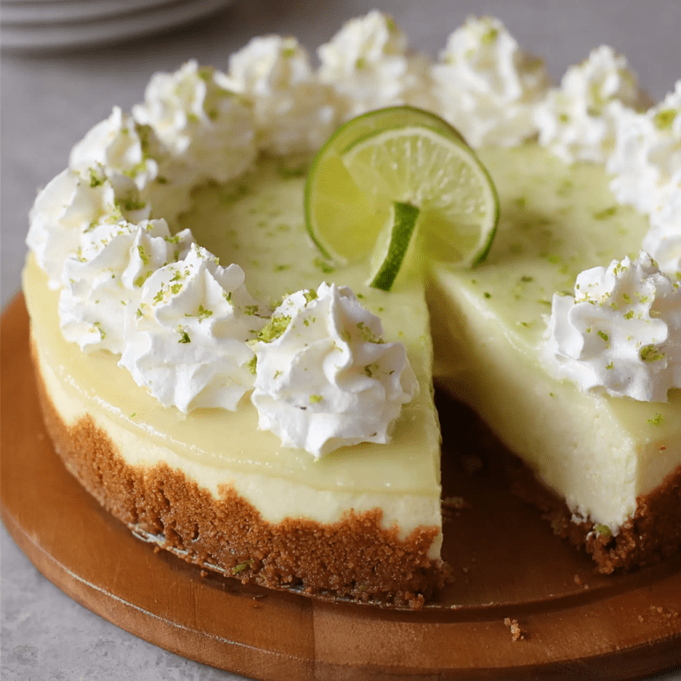 No-Bake Key Lime Cheesecake