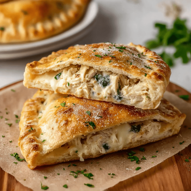 Chicken Alfredo Calzone