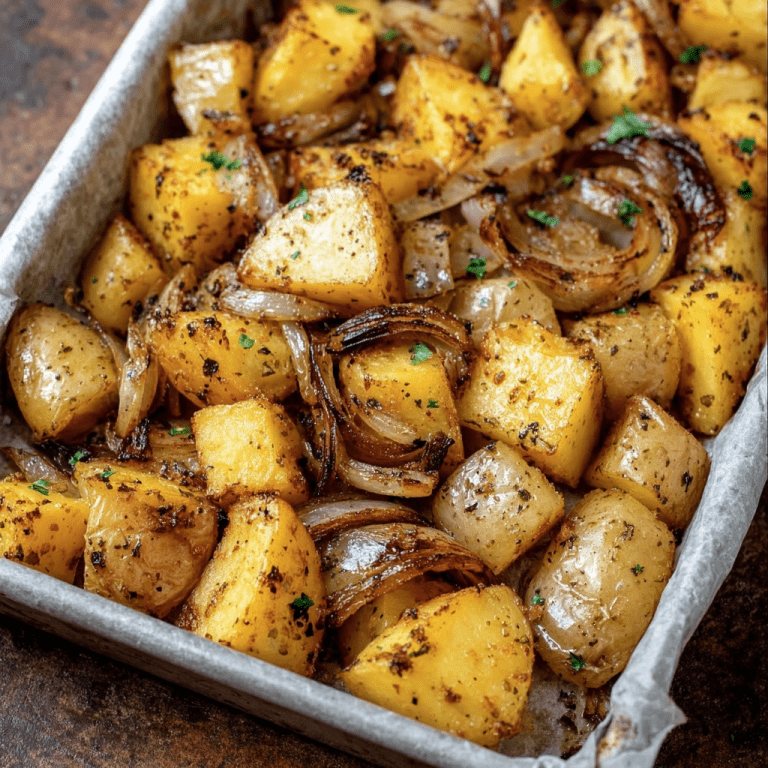 Classic Roasted Potatoes and Onions
