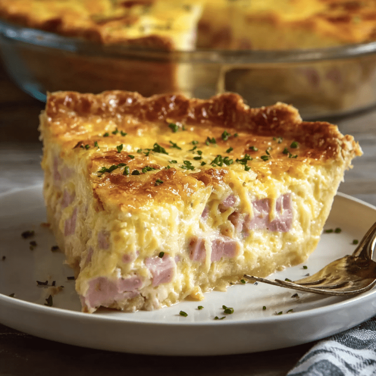 Ham & Swiss Pie