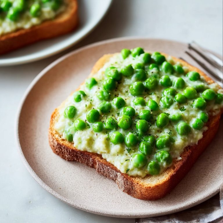 Creamed Peas on Toast