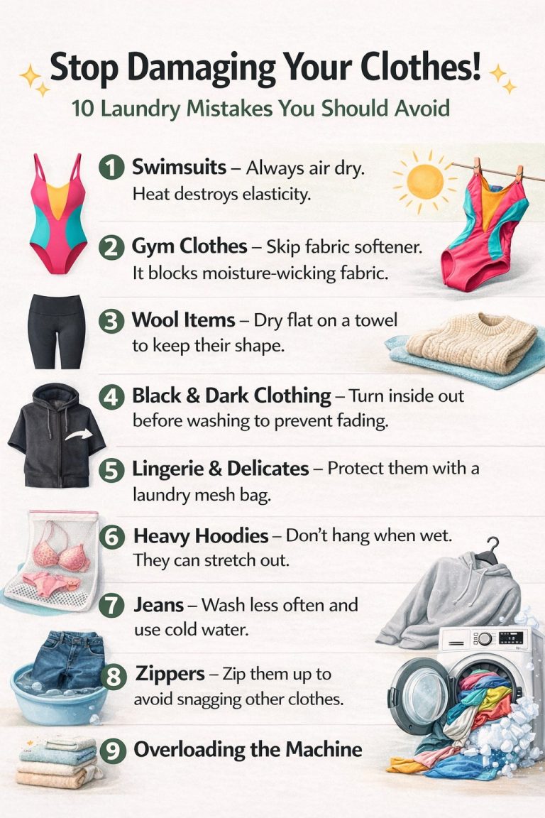 90% of People Ruin Their Fabrics: Here Are 10 Laundry Habits to Break Immediately