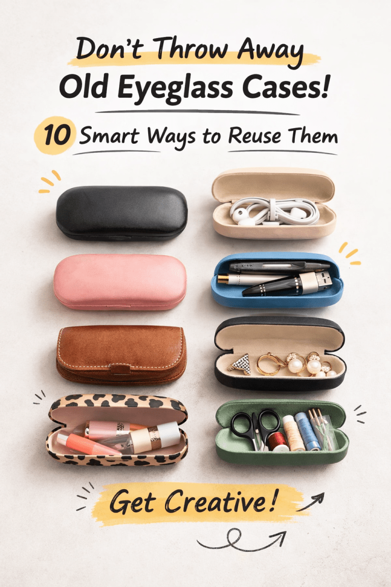 Most People Throw These Away: 10 Smart Ways to Reuse Old Eyeglass Cases