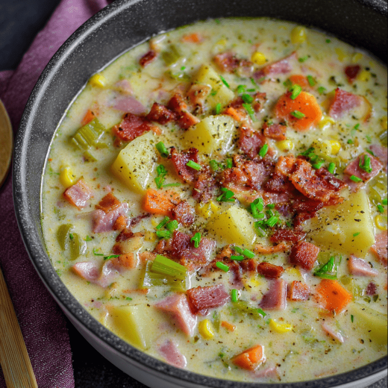Ham and Potato Corn Chowder