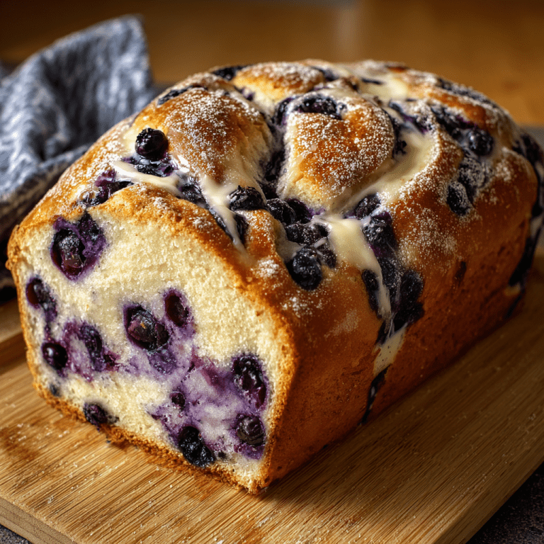 Blueberry Cream Cheese Loaf