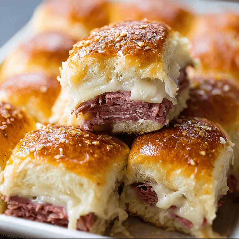 Baked Corned Beef Sliders