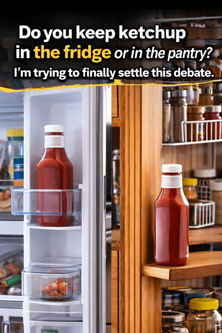 Do You Keep Ketchup in the Fridge or in the Pantry? I’m Trying to Finally Settle This Debate.