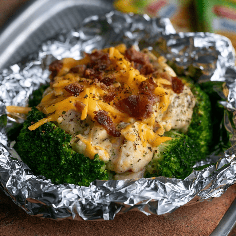 Crack Chicken Foil Pack