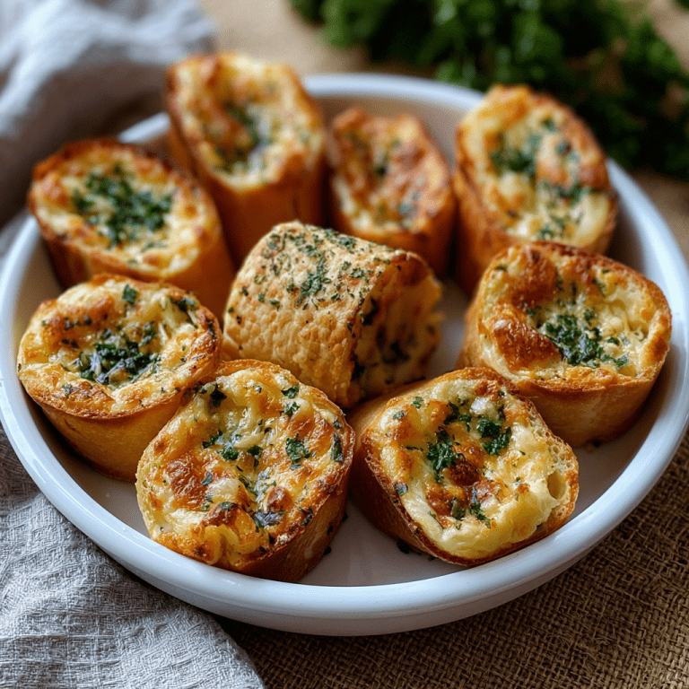 Sandwich Crust Garlic Rolls